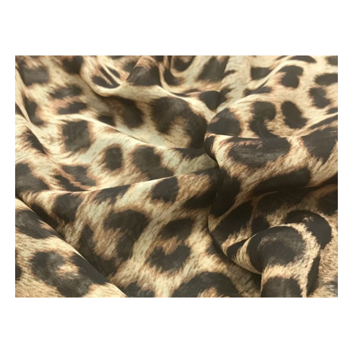 PANTHER ANIMAL GEORGETTE