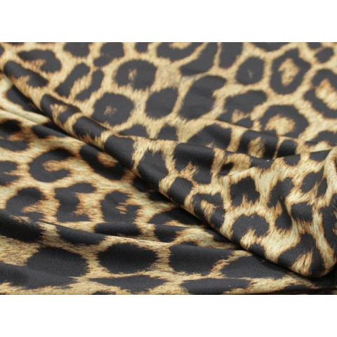 PANTHER ANIMAL LUXURY CREPE DOUBLE PRINT